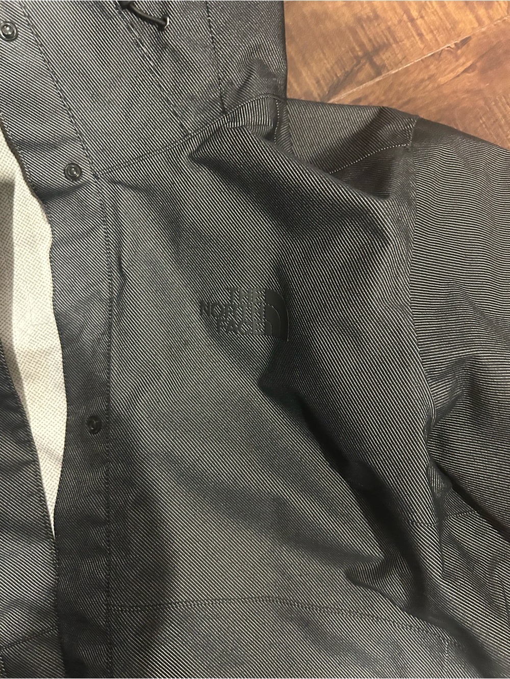 The North Face Gray and Light Gray Women's Hooded Jacket - Picture 3 of 4